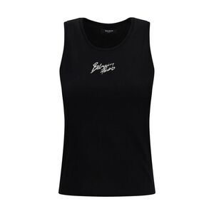 Balmain Black Cotton Women's T-Shirt